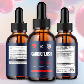 MJO Cardio Flush Drops gouttes avec étiquette et dosage