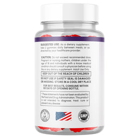 MJO Derma Pure Gummies 120 gummies en utilisation sur une table