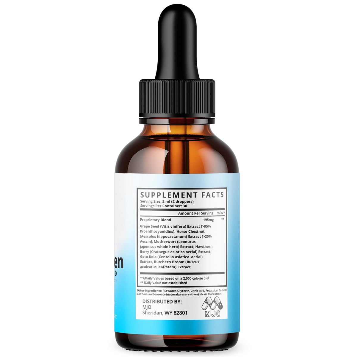 MJO Glucozen Drops 150 Servings avec des fruits frais