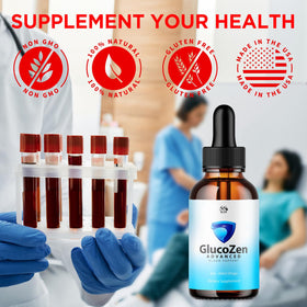 MJO Glucozen Drops 150 Servings avec ingrédients naturels
