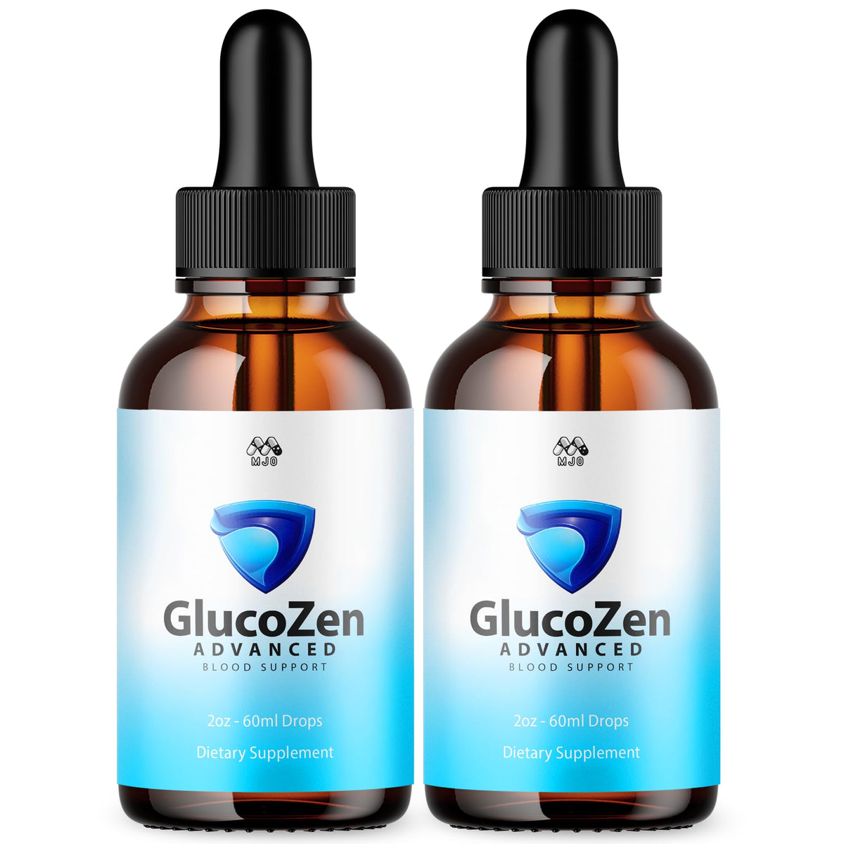 MJO Glucozen Drops flacon avant avec étiquette
