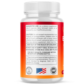 MJO Glycoguard Red Capsules, flacon avec arrière-plan naturel
