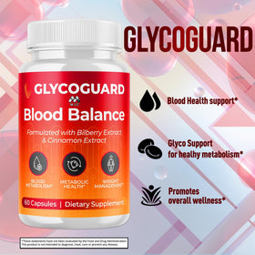 MJO Glycoguard Red Capsules, gélules sur un fond blanc