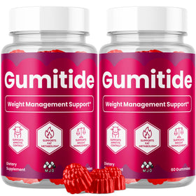 MJO Gumitide Gummies 120 Gummies vue avant avec emballage