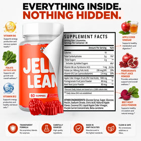 MJO Jelly Lean Gummies avec étiquette et contenu visible