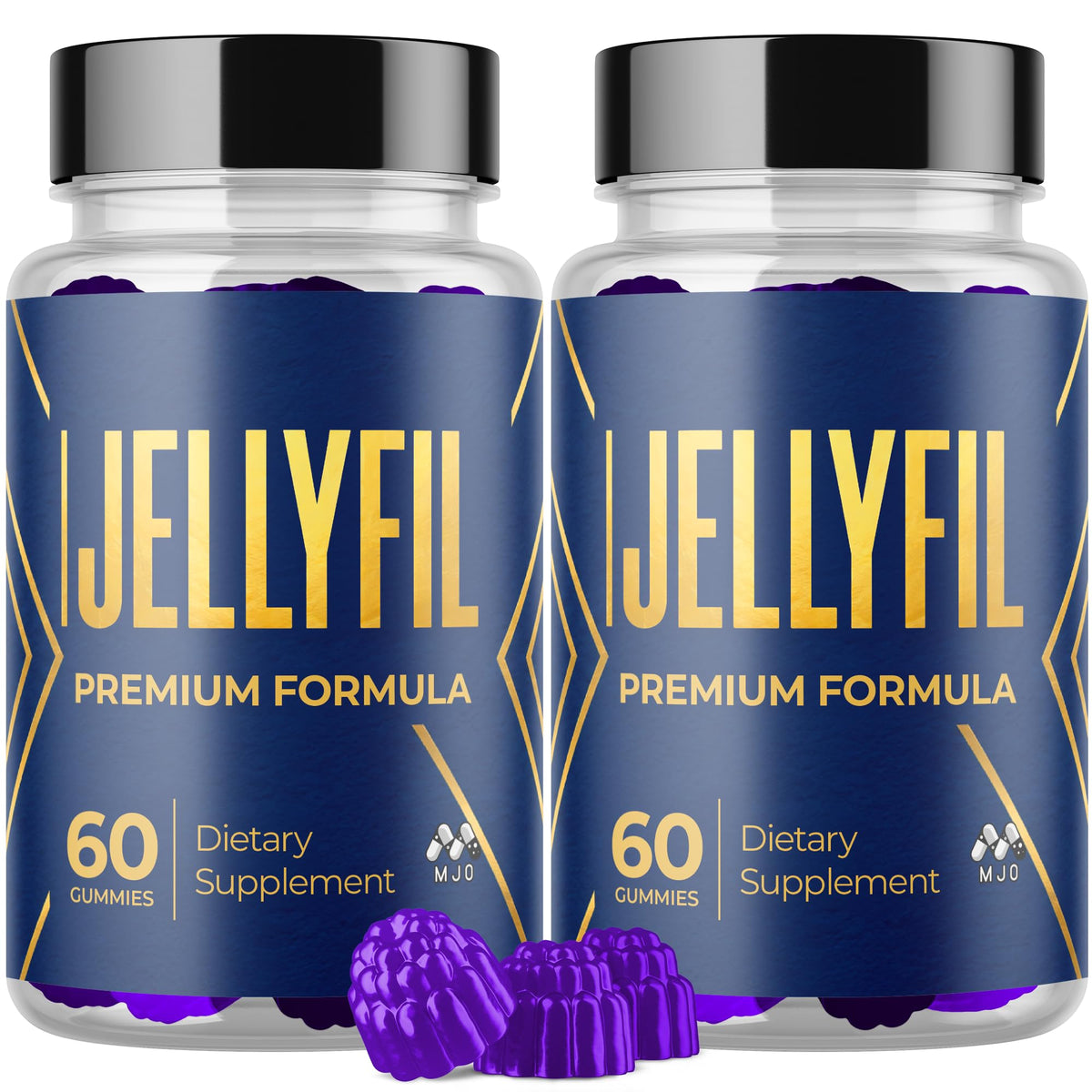 MJO Jellyfil Gummies 120 Gummies vue de face