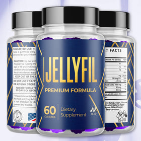 MJO Jellyfil Gummies, vue de côté montrant la texture des gummies