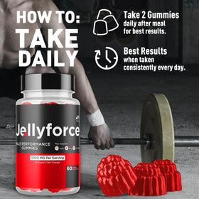 MJO Jellyforce Gummies ingredients close-up