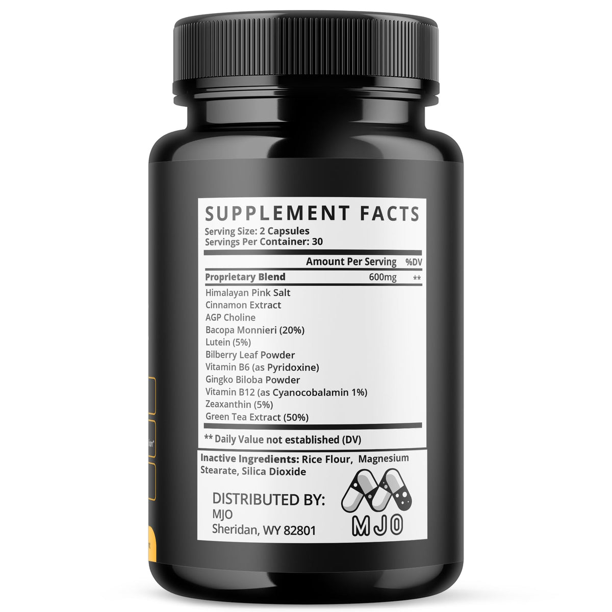 MJO Lean Peak Capsules 300 avec des accessoires de fitness