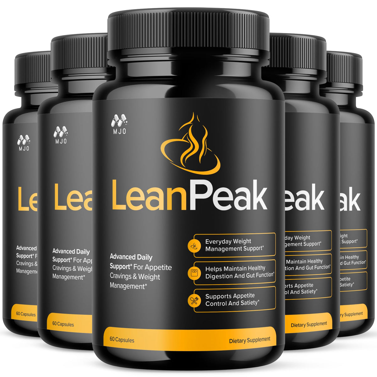MJO Lean Peak Capsules 300 devant vue du flacon