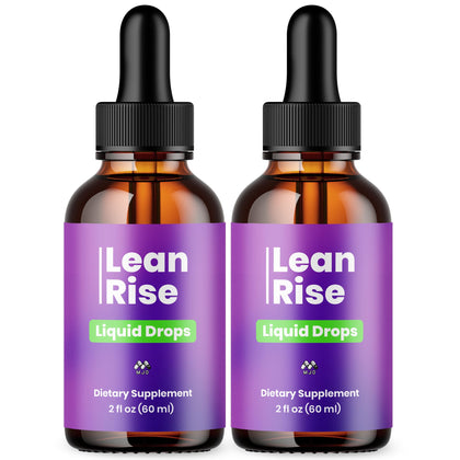 MJO Lean Rise Drops bouteille de 60 portions vue de face