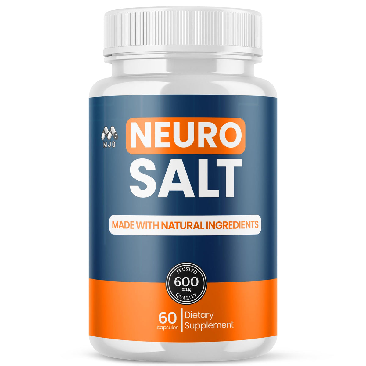 MJO Neuro Salt Capsules 60 capsules front view