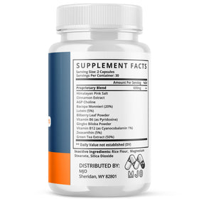 MJO Neuro Salt Capsules sur une table de cuisine