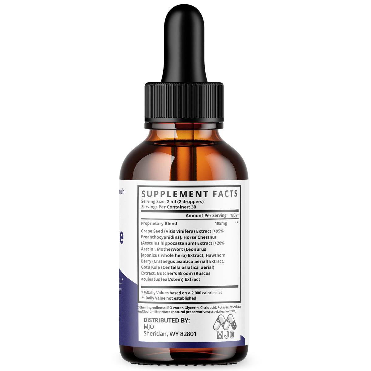 MJO Neurodyne Drops flacons alignés