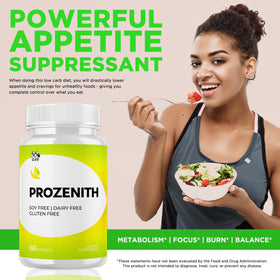 MJO Prozenith Capsules 180 gélules sur une table avec des fruits