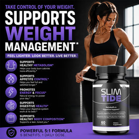 MJO Slim Tide 180 gélules vue arrière avec informations nutritionnelles