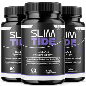 MJO Slim Tide 180 gélules vue de face avec étiquette