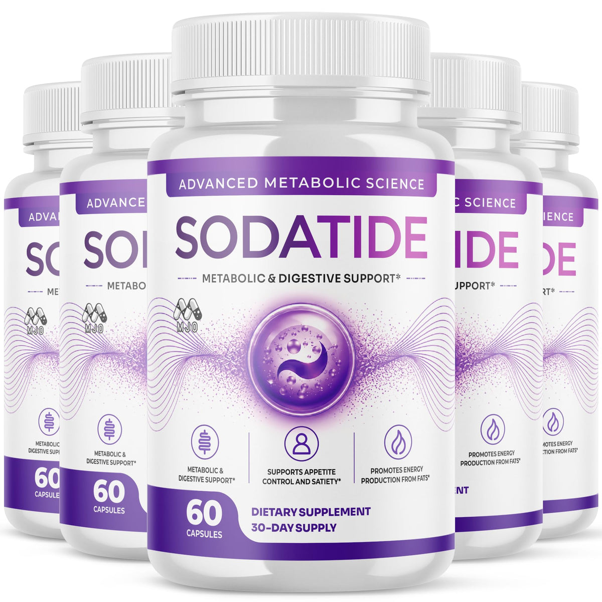MJO Sodatide Capsules 300 Capsules front view