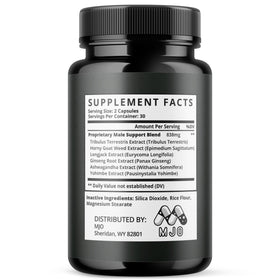 MJO Steel Power 60 Capsules emballage et présentation