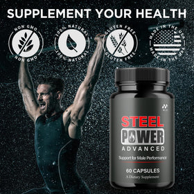 MJO Steel Power 60 Capsules illustration de l'utilisation quotidienne