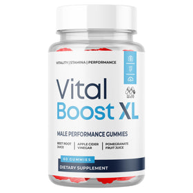 MJO Vital support XL Gummies bouteille vue de face