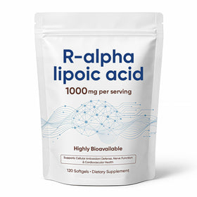 MKSUVGQ Acide Alpha-Lipoïque 1000mg flacon avec 240 gélules