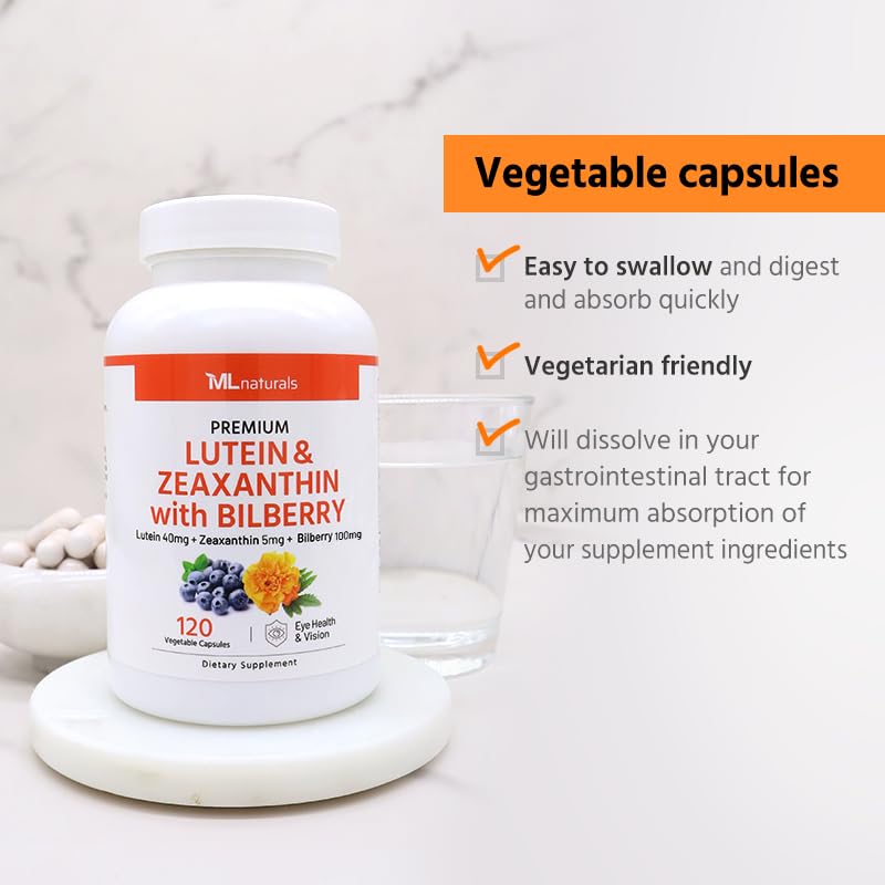 ML Naturals bilberry extrait en capsules