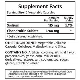 ML Naturals Chondroïtine Sulfate 1200 mg gélules végétales packaging