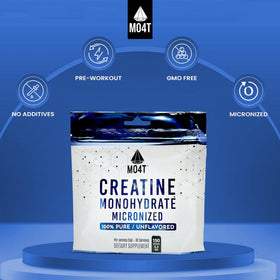 MO4T Créatine Monohydrate Micronisée 150g en utilisation