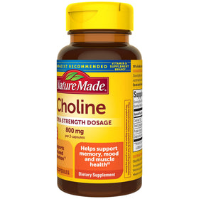 Mode d'emploi des capsules de Choline Nature Made