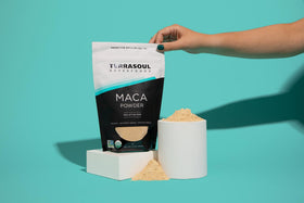 Mode de vie actif avec Poudre de Maca Gelatinisé dans un smoothie