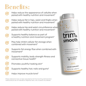 Modere Trim & Smooth Mango 450 ml sur fond naturel avec mangue