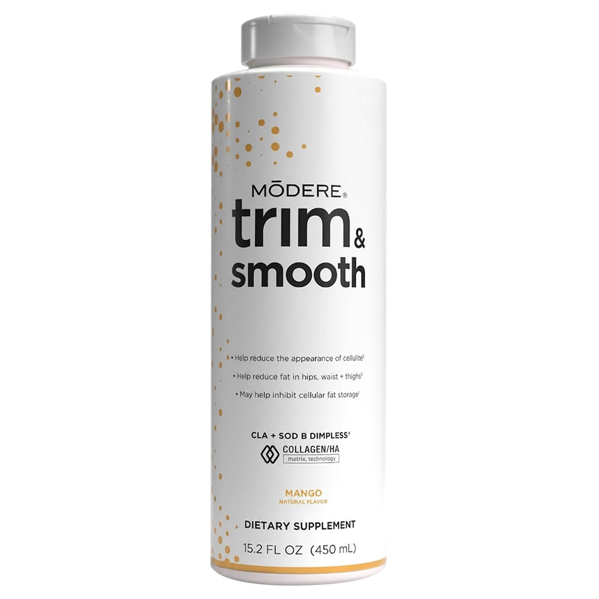 Modere Trim & Smooth Mango 450 ml vue avant avec étiquette