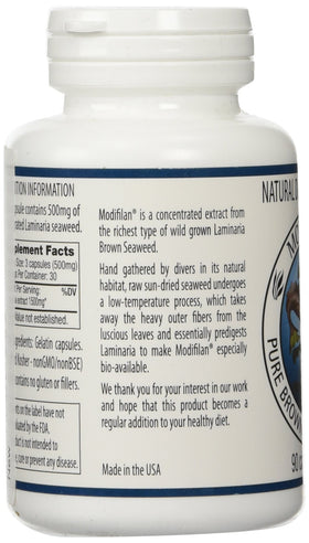 Modifilan 90 CAPS, présentation du produit sur un fond naturel