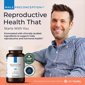Molecular Fertility Compléments Alimentaires pour Hommes - Capsules à l'intérieur