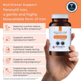 Molecular Fertility Compléments Alimentaires Prénataux informations nutritionnelles