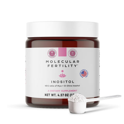 Molecular Fertility Poudre Myo-Inositol & D-Chiro Inositol 130g, vue de face