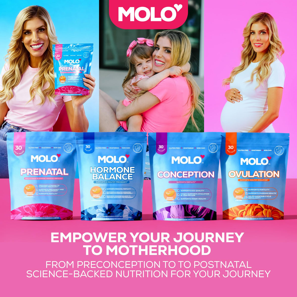 MOLO Complément Alimentaire Fertilité Femme style de vie actif