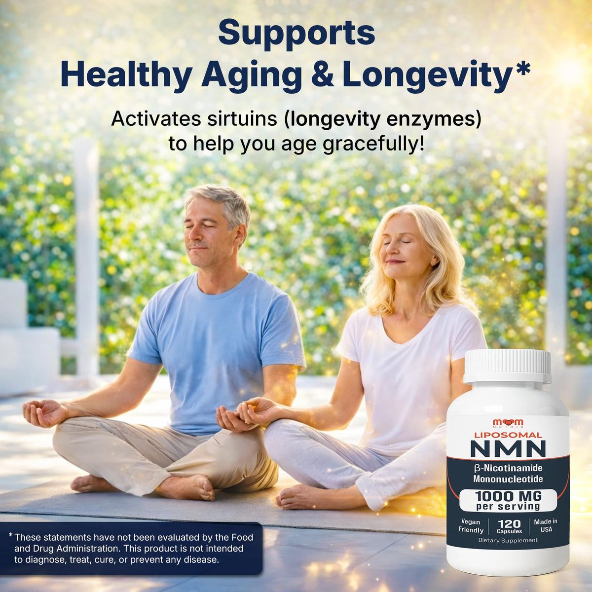 MOM NUTRIX Complément Alimentaire NMN 1000 mg capsules