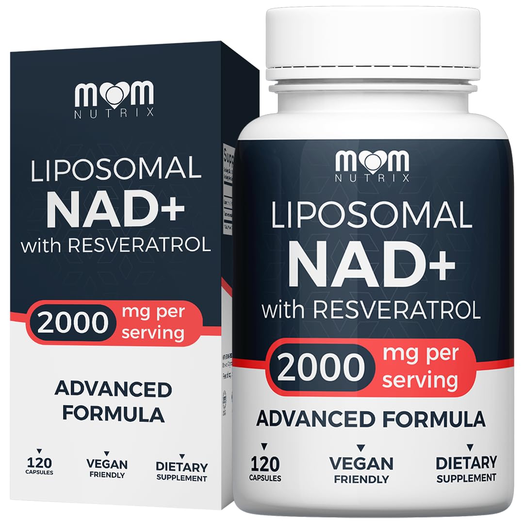 MOM NUTRIX Complément NAD Liposomal 2000 mg avec Resvératrol - vue avant
