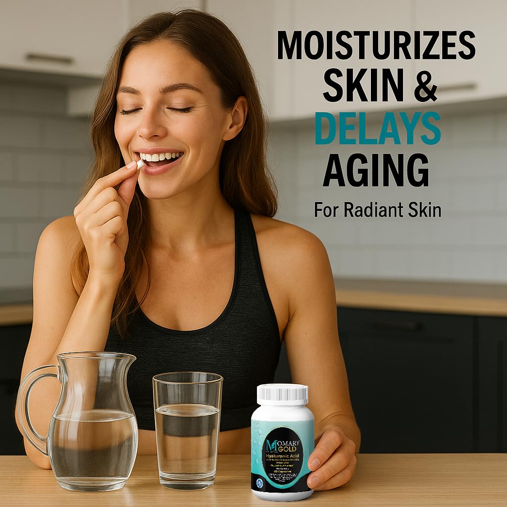 MOMARY NUTRITION Acide Hyaluronique capsules avec éclairage naturel