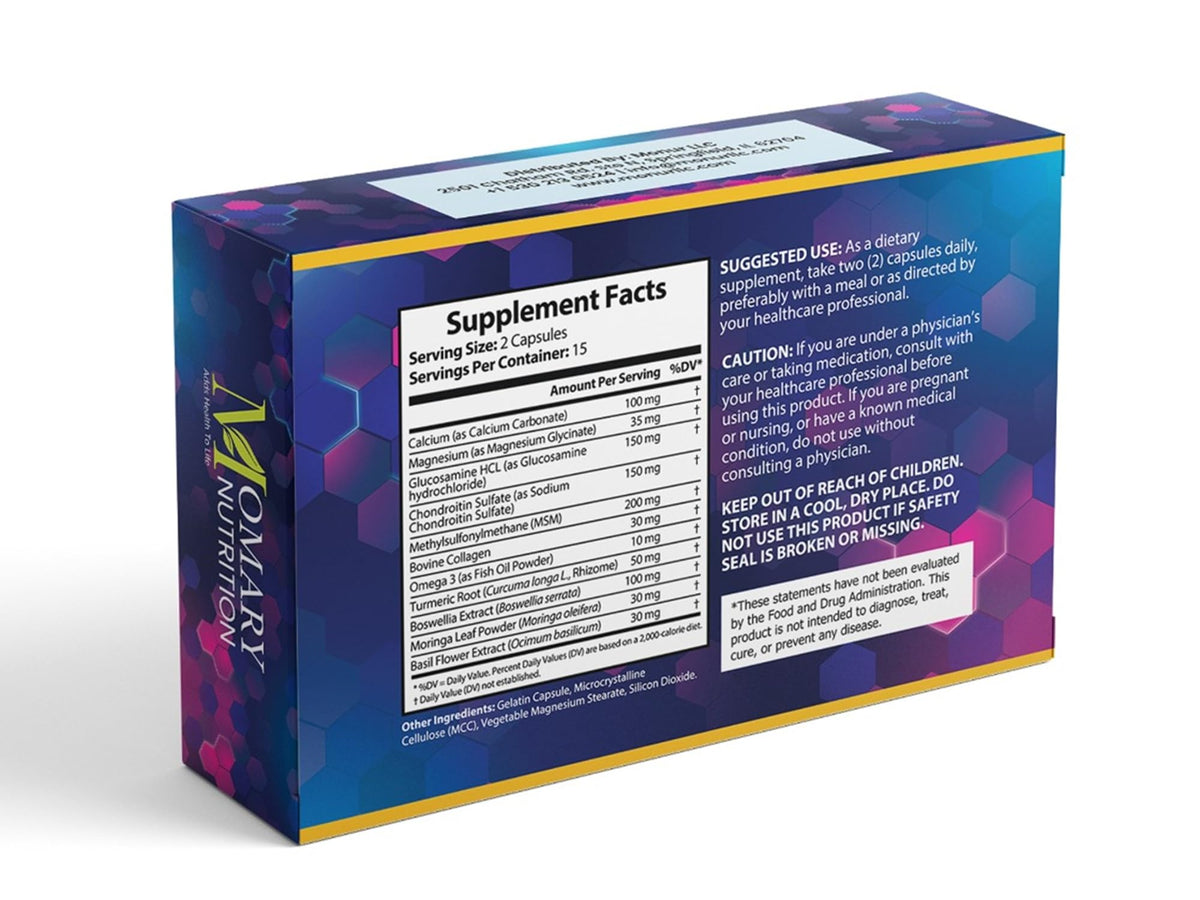 MOMARY NUTRITION Advance Gold Complément Alimentaire Articulaire capsules individuelles