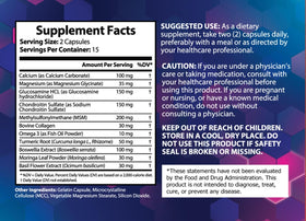MOMARY NUTRITION Advance Gold Complément Alimentaire Articulaire sur un fond naturel