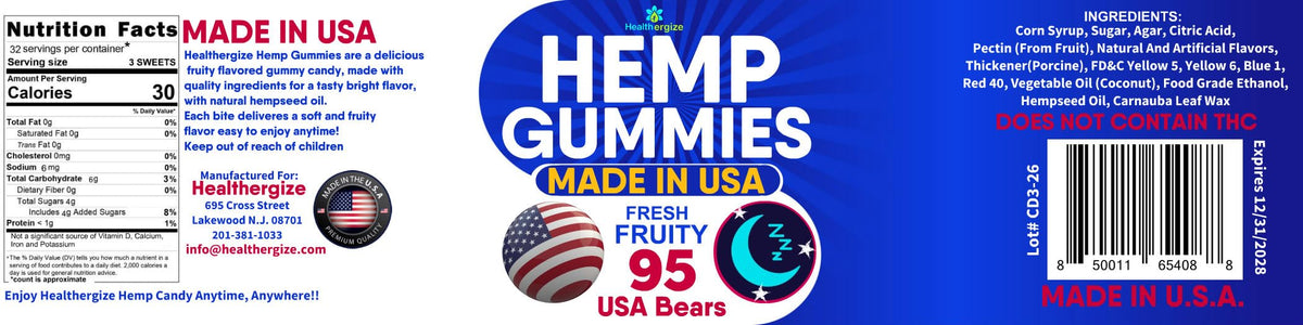 Moment de détente avec les Gummies de Chanvre Healthergize