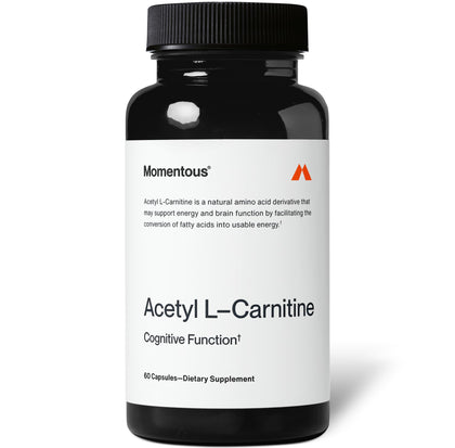 Momentous Acetyl L-Carnitine 60 capsules vue de face