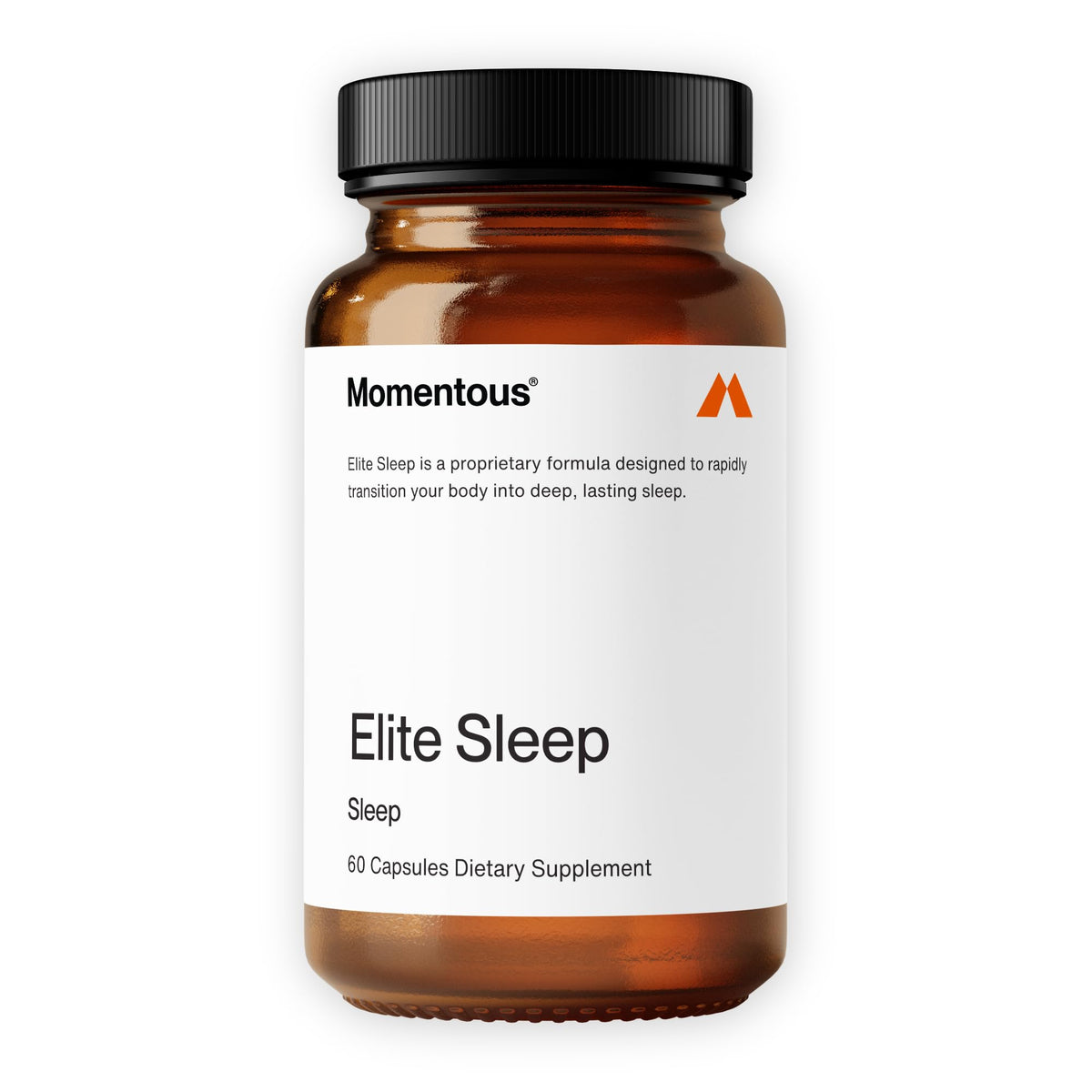 Momentous Capsules de Sommeil Elite en boîte, vue de face