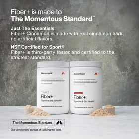 Momentous Fiber+ Poudre de Psyllium 361g avec cuillère doseuse