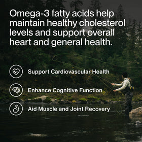 Momentous Omega-3 Huile de Poisson 1 600mg, vue arrière