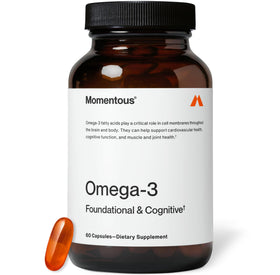 Momentous Omega-3 Huile de Poisson 1 600mg, vue de face