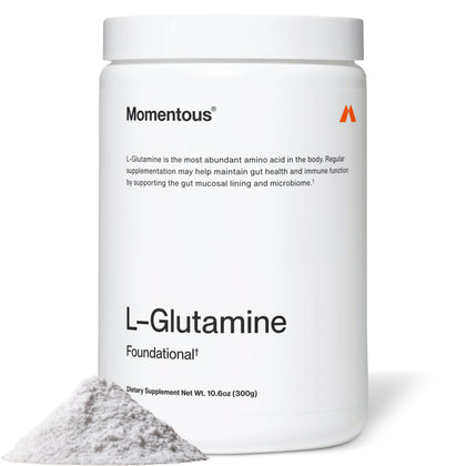 Momentous Poudre de L-Glutamine 390g vue de face